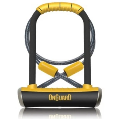 OnGuard Pitbull DT Bike U-Lock with Cable (4.53" x 9.06") Bicycle Shackle - Image 1 of 2