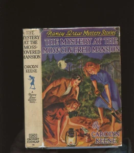 Nancy Drew: #18 The Mystery at the Moss-Covered Mansion (1943A-6) HB/DJ Early - Picture 1 of 5