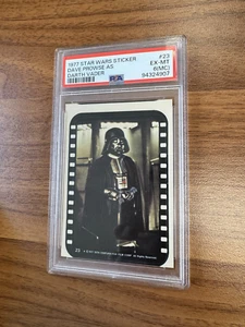 1977 Topps Star Wars Stickers Darth Vader (David Prowse) #40 PSA 6 - Picture 1 of 2