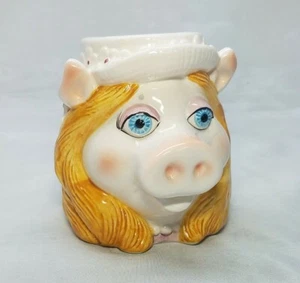 vintage SIGMA Miss Piggy Mug Cup Ceramic Jim Henson Muppets Taste Setter 14 oz - Picture 1 of 12