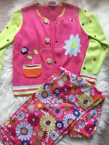 5PC Set Summer Pants/ Jacket/ 3 Hair Pieces Size 130 (7-8 Years) - Bild 1 von 11