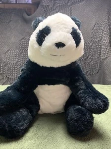 12" IKEA Kramig Panda Bear Plush Black White Stuffed Animal Soft Toy - Picture 1 of 10