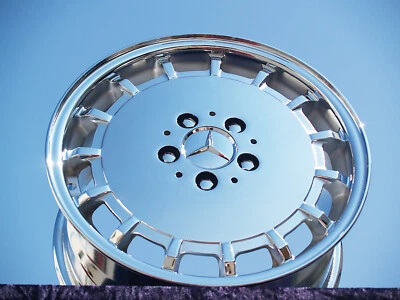 4 CHROME 16" MERCEDES BENZ 500SL 300SL 600SL OEM WHEELS RIMS 65147 - Image 1 of 4