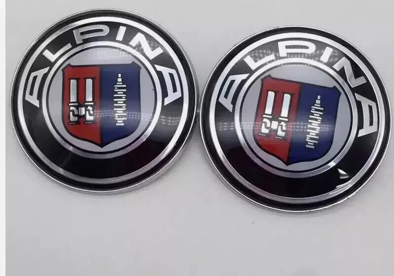Juego de 2 emblema delantero y emblema trasero 82 mm BMW Alpina Foto 1 de 1