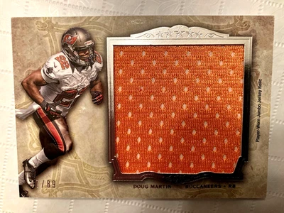 2012 Topps  Five Star Doug Martin Jumbo Jersey Rookie #d /89 Bucs - Image 1 of 3