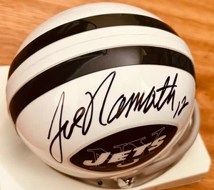 Joe Namath autographed signed autograph New York Jets throwback mini helmet JSA - Picture 1 of 2