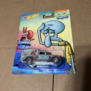 2014 HOT WHEELS nickelodeon SPONGEBOB SQUAREPANTS SQUIDWARD 34 DODGE DELIVERY - Picture 1 of 10