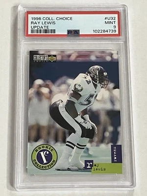 Actualización Upper Deck Collector's Choice 1996 - #U32 Ray Lewis (RC) PSA 9 como nuevo Foto 1 de 2