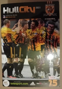 ORIGINAL AUTOGRAPHED HULL CITY PROGRAMME FROM 2011 - Picture 1 of 1