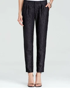 Joie Hose Spitze Lacinda schwarz Hose gefüttert Damen Gr. 4 neu - Bild 1 von 6