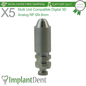 5x Multi Unidad Compatible Digital 3D Analógico RP Ø4.8mm Diámetro Herramienta de Odontología - Imagen 1 de 4