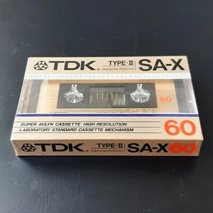 Audio Cassette TDK SA-X 60 - Musicassette Sigillate - no Maxell o Sony APR - Zdjęcie 1 z 2