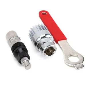 Bike Bicycle Crank Extractor Puller Bottom Bracket Remover Spanner Tool Kit - Picture 1 of 6