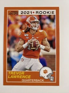 Trevor Lawrence RC BRONZE PARALLEL 1989 Theme Score Clemson / Jaguars Rookie #58 - Picture 1 of 6