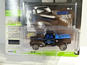 JOHNNY LIGHTNING STREET FREAKS - BLACKED OUT - BLUE - 1941 WILLYS GASSER PICKUP  - Picture 1 of 6