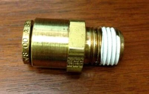 Techtran DOT Push-In Male Connector 3/8" Tube x 1/4" Thread PL1368-6B *New* - Picture 1 of 1