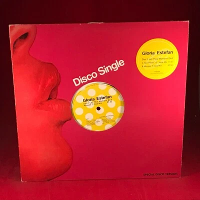 GLORIA ESTEFAN Don't Let This Moment End 1998 UK promotional 12" vinyl single - Image 1 of 4