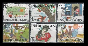 Estampillas infantiles Países Bajos x3406-3411 (6 estampillas usadas, 2015) - Imagen 1 de 1