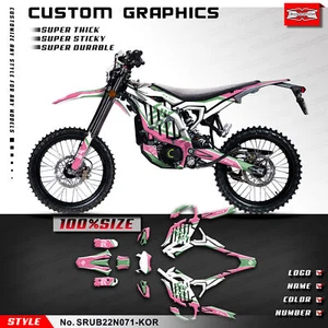Kungfu Graphics Full Custom Decals Kit Stickers for Sur Ron Ultra Bee Surron - Foto 1 di 12