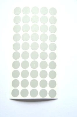 GEO-VERSAND 50 x Reflectores Reflector Adhesivo Puntos Círculos Reflectantes Geocaching Noche