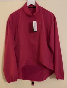Women’s Nike Dri-Fit Swoosh Windbreaker Jacket in Pink | Size: L | RRP: £74.99 - Picture 1 of 6