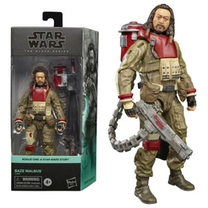 FIGURA DE ACCIÓN STAR WARS THE BLACK SERIES ROGUE ONE BAZE MALBUS 6 PULGADAS - Imagen 1 de 10