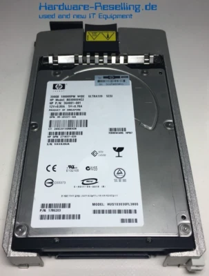 HP hitachi 300GB SCSI U320 10K BD300884C2 271837-029 351126-001 17R6203 - Immagine 1 di 3