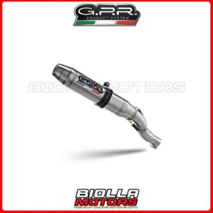 TERMINALE SCARICO GPR Triumph Scrambler 400 X 2023-2025 OMOLOGATO Deeptone Inox - Foto 1 di 5