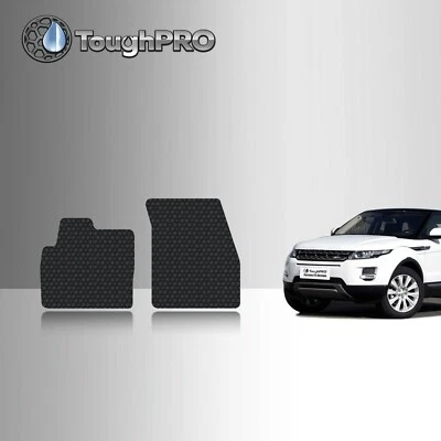 ToughPRO Front Mats Black For Land Rover Range Rover Evoque 2012-2019 - Image 1 of 4