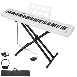 Glarry GPP-105 88 Key Full Size Semi-Weighted Standard Keyboards Digital Piano - Picture 1 of 18