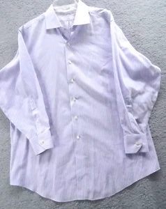 Brooks Brothers 346 Langarm Button Down gestreiftes Slim Fit Herrenhemd 17,5 - Bild 1 von 12