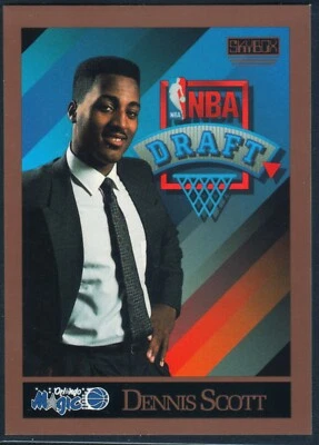 Dennis Scott 1990 Skybox NBA Draft #363 Orlando Magic Foto 1 de 2
