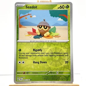 Seedot 003/162 Reverse Holo Pokemon TCG Scarlet & Violet Temporal Forces - Picture 1 of 2