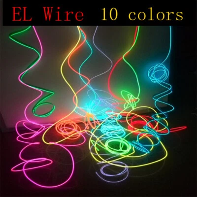 Neon LED lamp Flexible Rope Tube LED String light Car Decoration with 6mm Sewing - Image 1 of 4