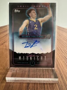 2023-24 Topps Midnight Basketball Brandin Podziemski RC STRIKE OF MIDNIGHT AUTO - Bild 1 von 2