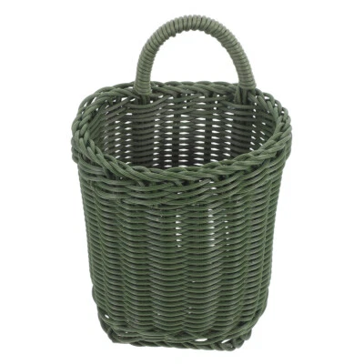 1 peça cesta de armazenamento de gengibre cesta de parede frutas vegetais cesta de flores pendurada na parede - Imagem 1 de 4