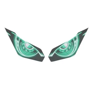 Motorcycle Front Fairing Headlight Sticker Guard Decal For Kawasaki Ninja250 300 - Picture 1 of 11