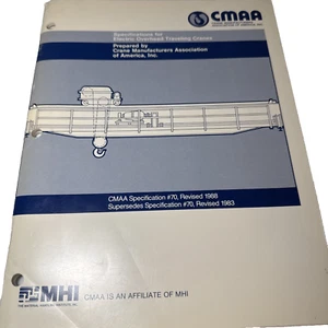 Overhead Cranes Specification CMAA 70 1988 Electric Traveling Crane Manual - Picture 1 of 7