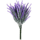 4pcs Plastic Flowers Artificial Flowers Indoors Lavender Dried Flowers Bundles