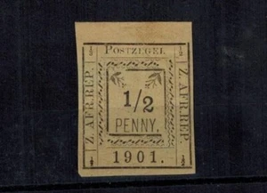 TRANSVAAL Pietersburg 1901 SG 1be 1/2d MOG P3 R1/3 w/1/3 TOP LEFT VERY RARE - Picture 1 of 2