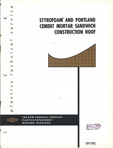 Technical Report - Dow Chemical Styrofoam Cement Construction Roof 1957 (ST20) - Picture 1 of 1