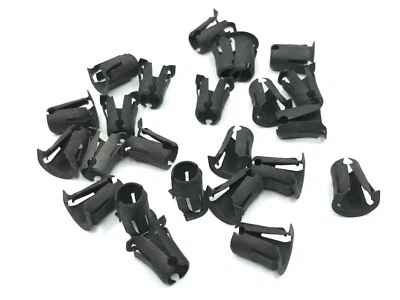 25 piezas guión placa de nombre emblema tuercas barril tubular 1/4" perno 9/32" agujero GM GMC  Foto 1 de 4