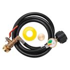 Connect The Gas Hose With Gauge And On/Off Control For 1Lb Propane Gastank C6r3