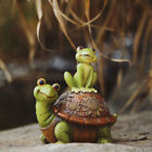  Frog Turtle Ornament Animal Sculpture Funny Statues Modeling