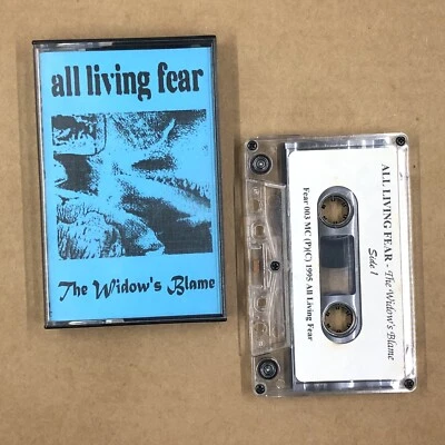 ALL LIVING FEAR Cassette Tape 90s Goth WIDOWS BLAME PRIVATE PRESS UNDERGROUND - Image 1 of 4