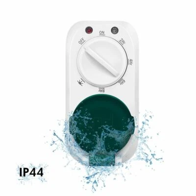 Zeitschaltuhr mechanisch Dämmerungssensor Außen Steckdose Zeitschalter 16A 3680W - Bild 1 von 4