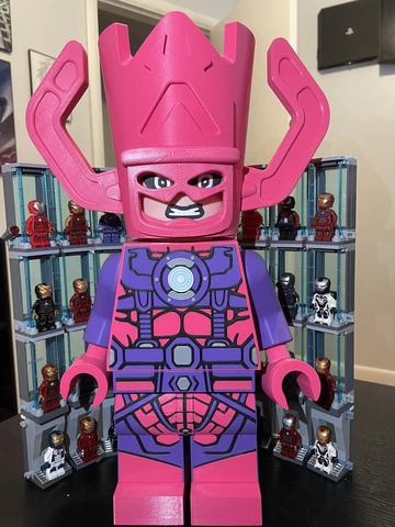 Marvel Superheroes - 16 inch Lego Galactus 3D Printed Minifgure Cover
