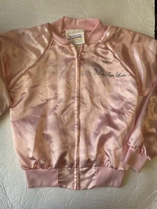 California Costumes Pink Satin Ladies Jacket Girls size Medium EUC - Picture 1 of 7