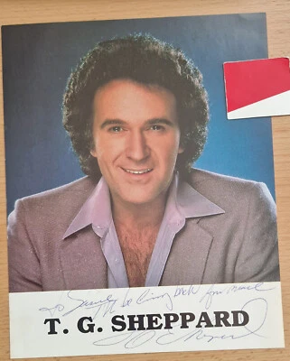 T.G. Sheppard  Country Musik Autogramm/Autograph     - Bild 1 von 2