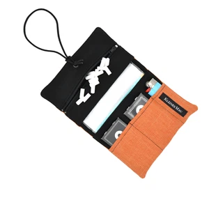 Tabakbeutel aus Stoff Orange "Pumpkin" Dreherbeutel Robuste Drehertasche - Bild 1 von 4
